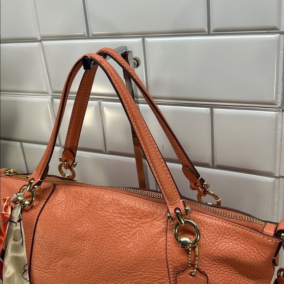 8414 Coach leather satchel 244318414 - Picture 5 of 11